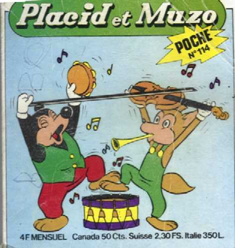 Une Couverture de la Srie Placid et Muzo Poche